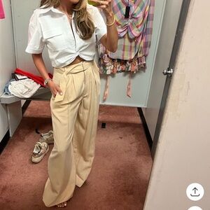 Gianni Bini x Jess Southern Tally Wide Leg belted pants